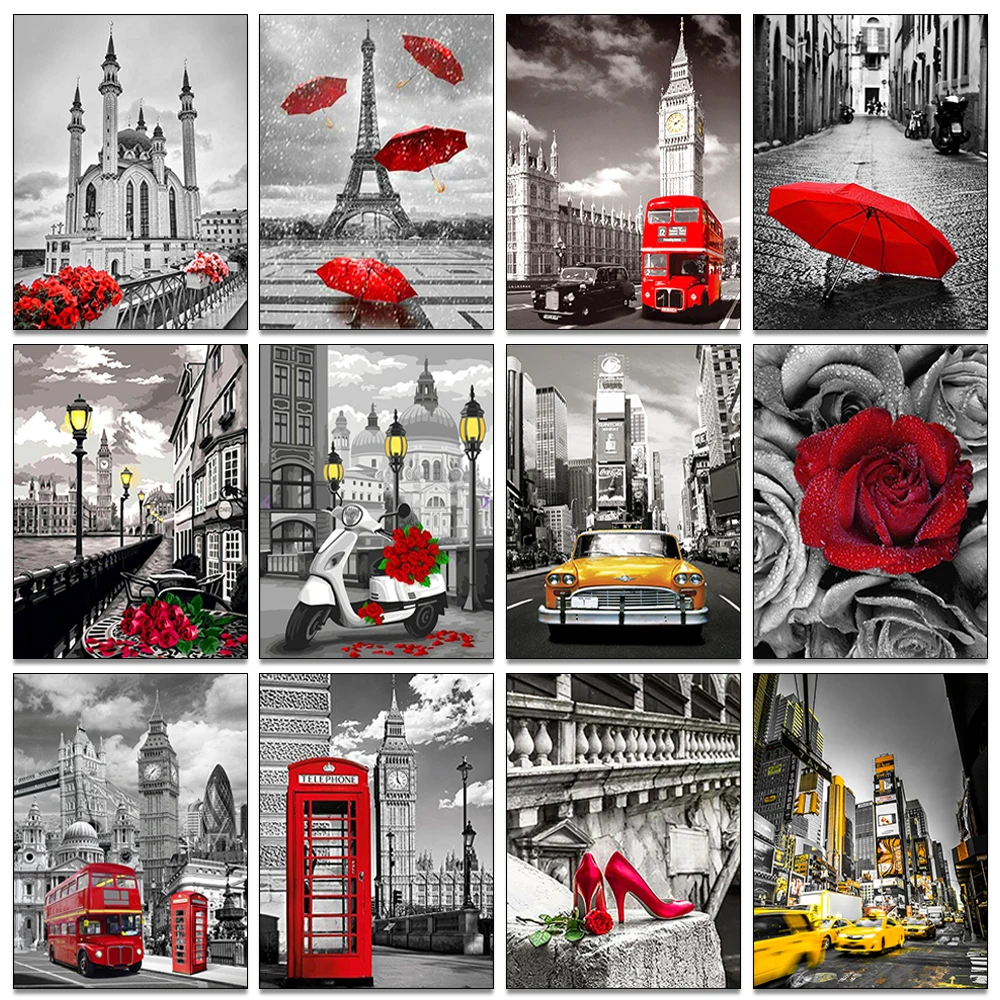 Photography New York - الماس اللوحة للديكور المنزل ، DIY