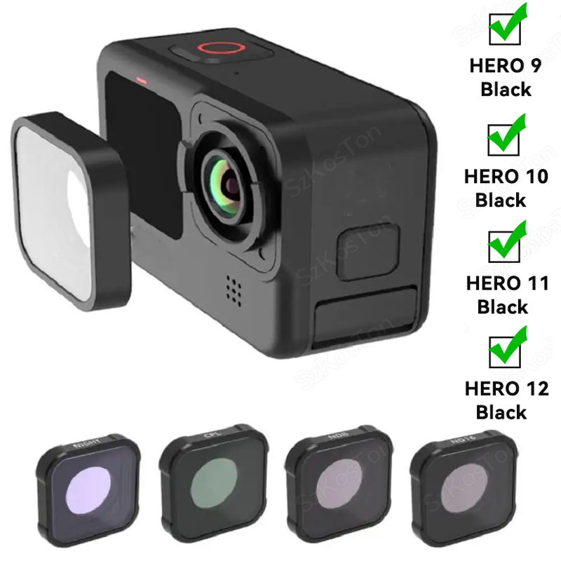 Gopro Action Camera Hero 11 Black - طقم مرشح عدسة ل GoPro بطل