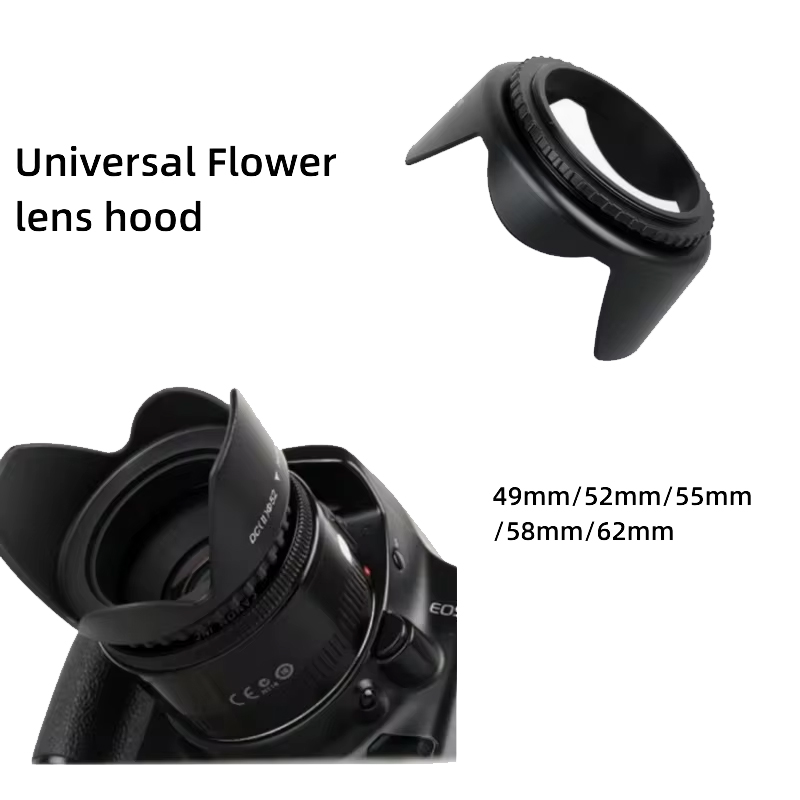 غطاء عدسة زهرة لنيكون ، 49 ، 5 - مراجعة Lens Hood Petal وسعره