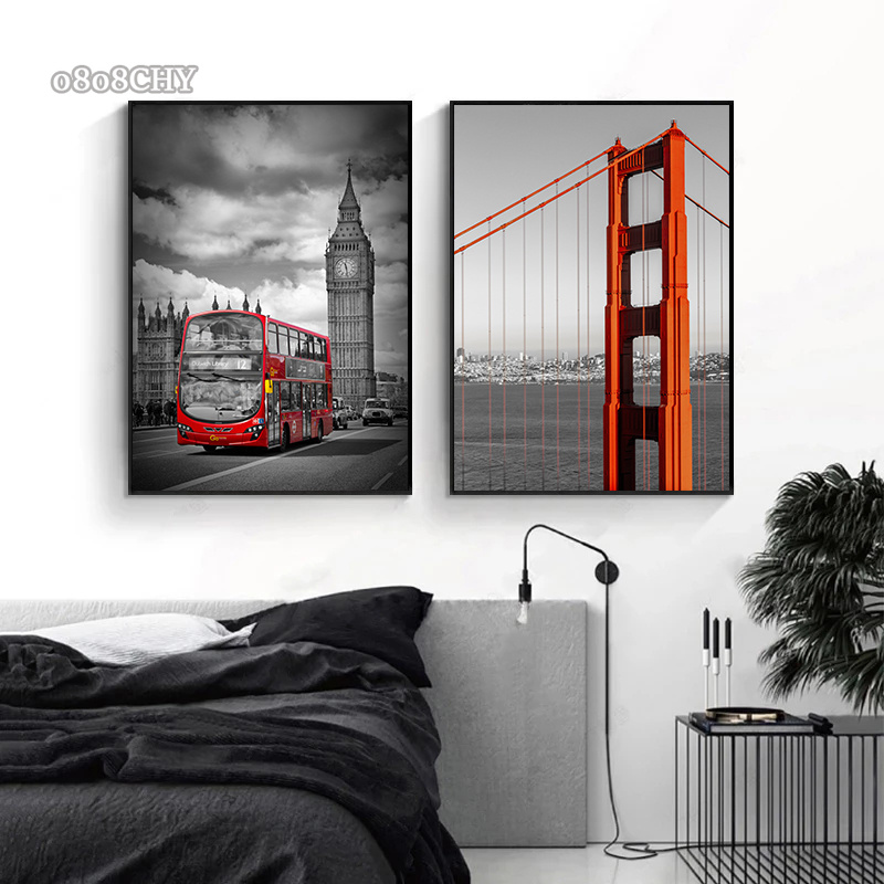 لوحة فنية بدون إطار باللونين ا - مراجعة Photography New York وسعره