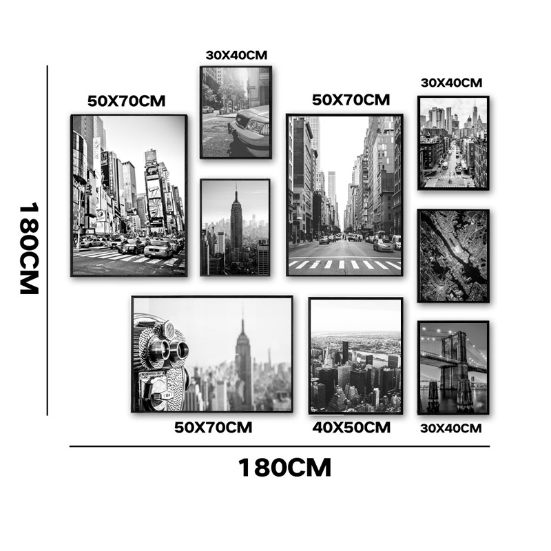 لوحة قماشية بدون إطار لمشهد مد - مراجعة Photography New York وسعره
