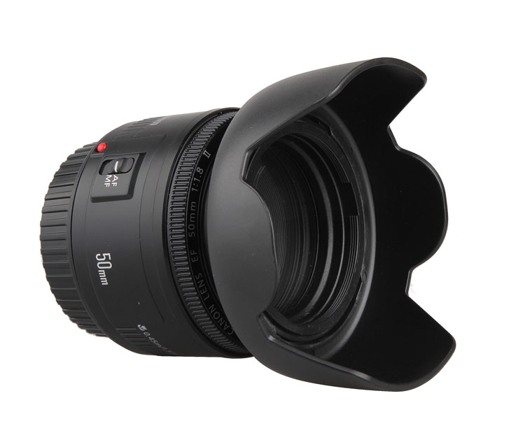 غطاء عدسة الكاميرا DSLR ES-62I - مراجعة Lens Hood Petal وسعره