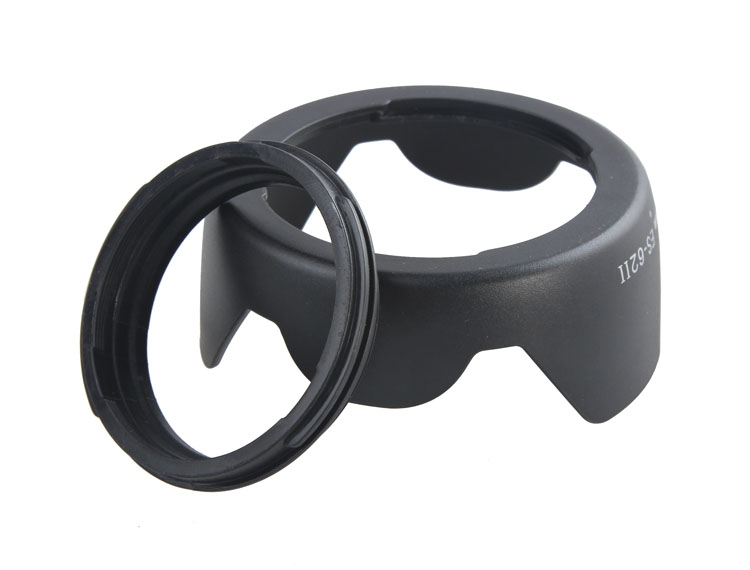 غطاء عدسة الكاميرا DSLR ES-62I - مراجعة Lens Hood Petal وسعره