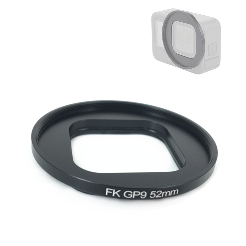 52 مللي متر عدسة مهايئ المرشح  - مراجعة Gopro Action Camera Hero 11 Black وسعره