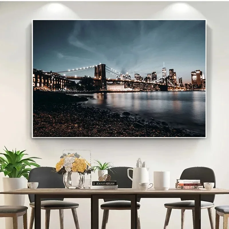 مدينة نيويورك ليلة أفق المشهد  - مراجعة Photography New York وسعره