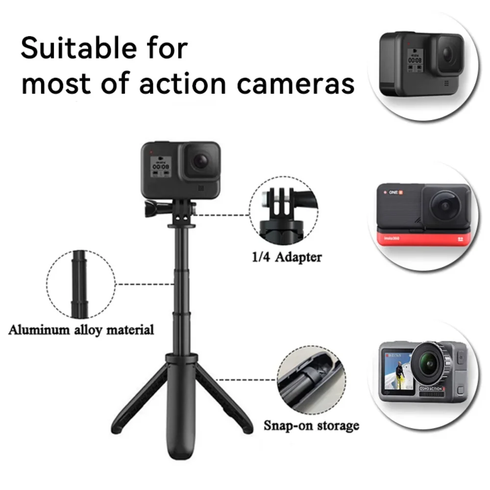 حامل ثلاثي صغير قابل للتمديد ق - مراجعة Gopro Action Camera Hero 11 Black وسعره