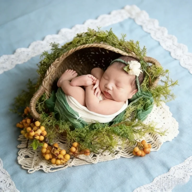 سلة مستديرة منسوجة من الخيزران - مراجعة Photography Framing وسعره