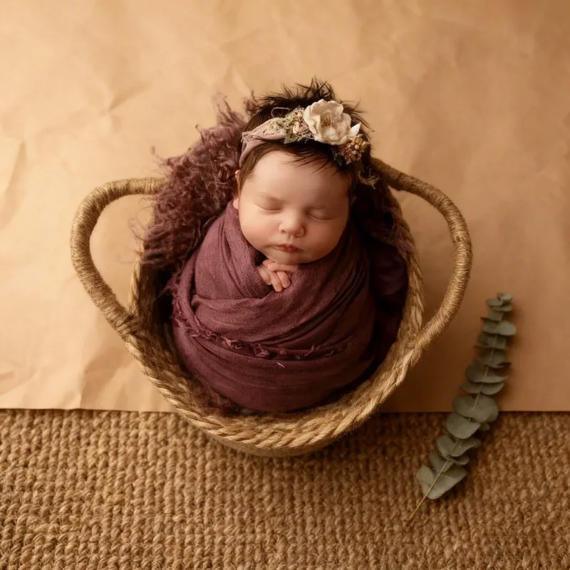 سلة مستديرة منسوجة من الخيزران - مراجعة Photography Framing وسعره