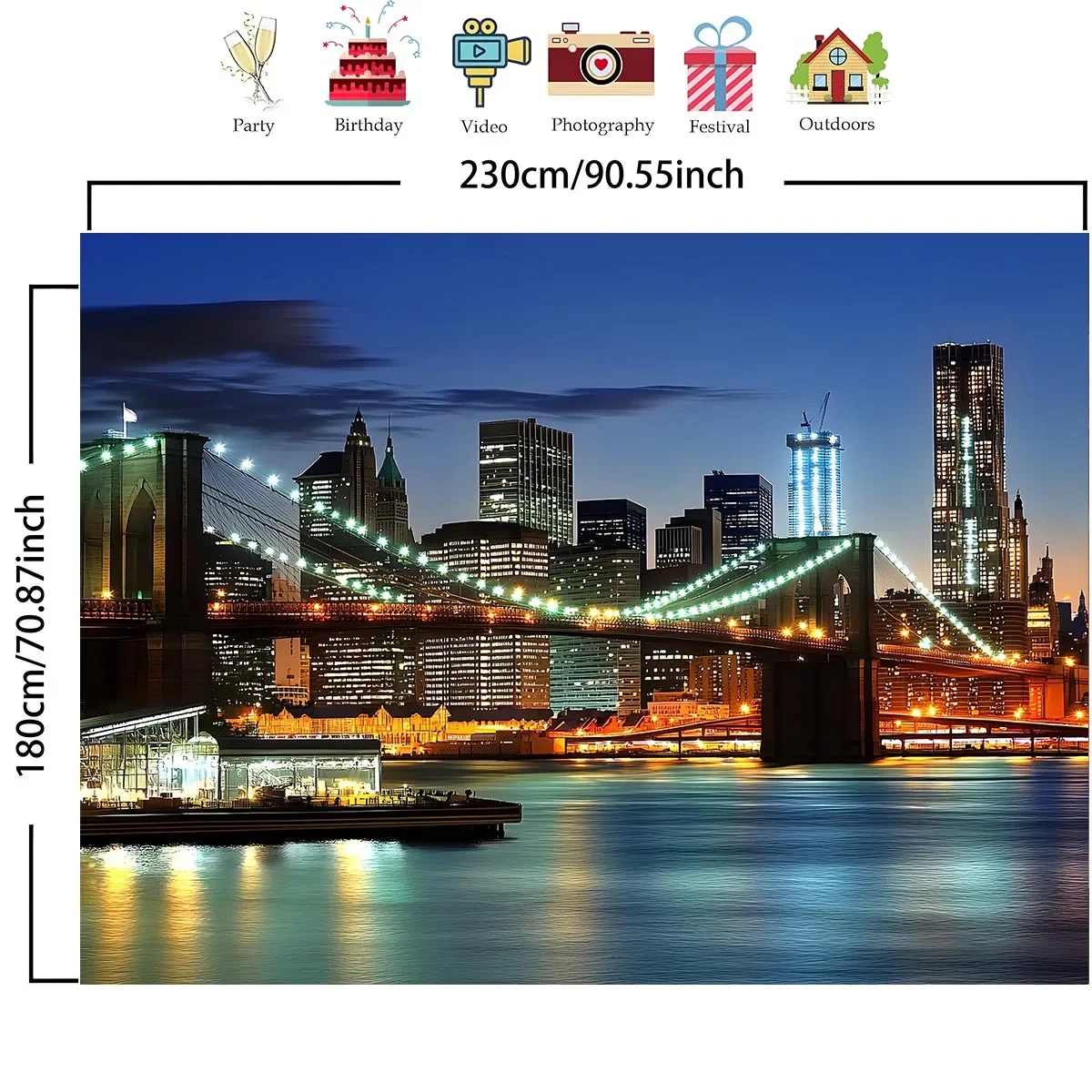 1 ألياف بوليستر أفق مدينة نيوي - مراجعة Photography New York وسعره